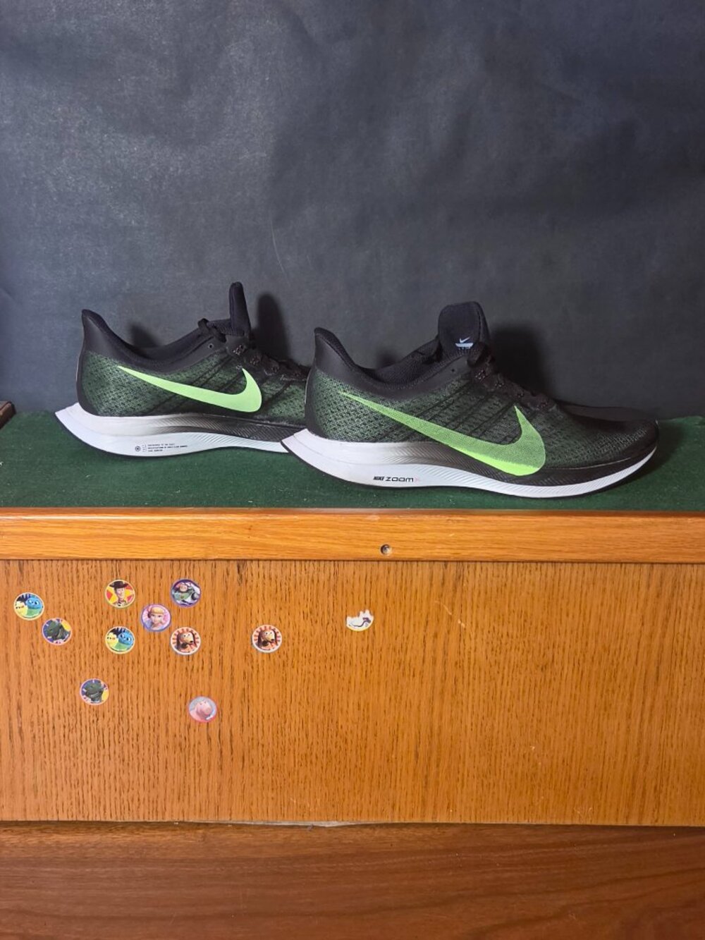 Nike Zoom Pegasus Turbo — Black/Volt size 9